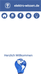 Mobile Screenshot of elektro-wissen.de